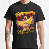 Trump Wrestling Meme Fake News Trumpamania Retro Vintage T-Shirt S-3XL