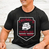 Trump's Snowflake Removal Service 2024 Shirt, DryBlend Unisex Genx TShirt, Funny Shirt, Trum Shirts, For Men, For Women