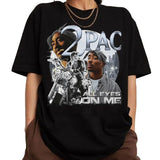 Tupac All Eyes On Me Graphic Tee, 2Pac 90s Shirt, 2Pac Shirts, Vintage 90s Bootleg Tupac Shirt, 90s Merch, Hip Hop 90s Shirt, Hip Hop Legends Shirt, Rapper Merch Shirt, 2pac Graphic Tee