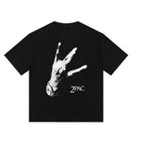 Tupac Handsign Shirt, Vintage Tupac Graphic Tees, Tupac Shakur Shirt, 2Pac Shirt, 90s Merch, Rapper Shirt, Hip Hop 90s Legends Shirt, Rapper Merch