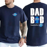Two-sided Dad Bob Powered By Bud Light T-shirt, Father's Day Gifts, Papa Tee, Funny Summer Graphic Tee, Trendy Outdoors Beer Lover Sweatshirt, Unisex Hoodie