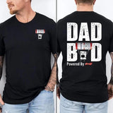 Two-sided Dad Bob Powered By Budweiser T-shirt, Father's Day Gifts, Doodlebob Papa Tee, Funny Summer Graphic Tee, Trendy Outdoors Beer Lover Sweatshirt, Unisex Hoodie
