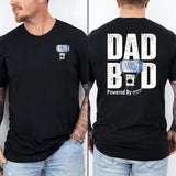 Two-sided Dad Bob Powered By Busch Light T-shirt, Father's Day Gifts, Doodlebob Papa Tee, Funny Summer Graphic Tee, Trendy Outdoors Beer Lover Sweatshirt, Unisex Hoodie