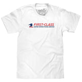 USPS First-Class Mail Logo T-Shirt - White