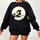 Umbreon T-Shirt Sweatshirt Hoodie, Umbreon Pokemon Shirt, Anime Shirt, Gifts For Umbreon Lover Men Women, Cozy Gaming Apparel, Cute Eevee Holiday Sweatshirt for Gamers