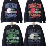 Unisex All Teams Football Sweatshirt, Vintage Football Sweatshirt All Teams, Sport Classic Sweatshirt. Crewneck Menswear