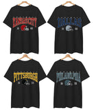 Unisex All Teams Football T-shirt, Vintage Football T-shirt All Teams, Sport Classic T-shirt. Cotton