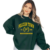 Unisex Stardew Valley Sweatshirt, College Style Stardew Valley Shirt, Trendy Sweatshirt, Pelican Town Sweatshirt Casual Cotton Lightweight Outfit Dressy Elegant