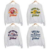 Unisex Vintage Football Sweatshirt - Classic Collection for All Teams