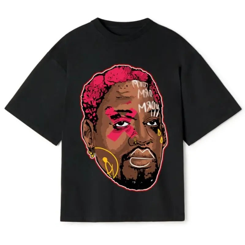 VINTAGE TEE | DENNIS RODMAN Unisex Tshirt ,gift for fan,  Gift For Women Top Womenswear Underwear Tshirt