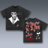 VINTAGE TEE | TONY MONTANA Trending Movie T shirt Vintage 90s T-shirt gift for Movie fans gift for him gift for her unisex T-shirt Urbanwear Shirt Fabric Menswear