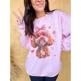 Valentine Dog Graphic Top