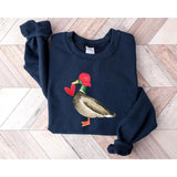Valentine Mallard Duck Sweatshirt ,Hunting Valentine's Day Shirt,Valentine's Day Shirt,Valentines Day Gift, Cute Valentine Shirts,Gift For Her
