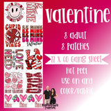 Valentine's Day #1 Gang Sheet, 22 x 60