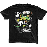 Vector the Crocodile Green Lover T-Shirt, Unisex Vintage Graphic Tees Gothic Grunge Y2k Emo Scene Amity Affliction Style Clothes Men Women Streetwear
