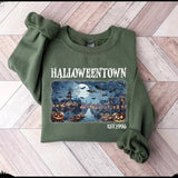 Ver 1 Halloweentown Est 1998 Sweatshirt, Halloweentown University Retro Halloweentown Sweatshirt, Fall Crewneck Pullover Casual Classic Menswear