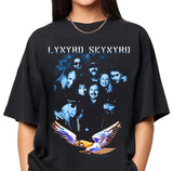 Vintage 1990s Lynyrrdd Skynyrrdd Black Concert Shirt Sweatshirt Hoodie, Rock And Roll Retro Music Festival Shirt, Trendy Gift Shirt