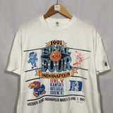 Vintage 1991's Final Four Indianapolis, UNLV, Tar Heels, Jayhawks, Duke t-shirt Classic Cotton college merch Menswear Top