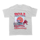 Vintage 1995 Arkansas Razorbacks Final Four Champs Shirt - Men's Classic Fit T-Shirt - Cotton, Menswear, Graphic Tshirt