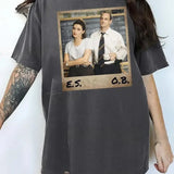 Vintage 90S Law And Order Tshirt, Olivia Benson And Elliot Stabler Tee, Svu Vintage Shirt, 90S Movie T Shirt, Halloween Gift, Vintage graphic tee, gift for fan, gift for him, gift for her menswear top Underwear Streetwear Tropical Crewneck