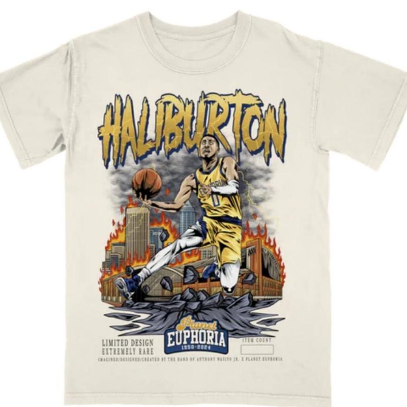 Vintage 90S Tyrese Haliburton T-Shirt, Homage Retro Classic Graphic Tee Bootleg Bestseller Unisex Sport TShirt Gift, Gift For Fan