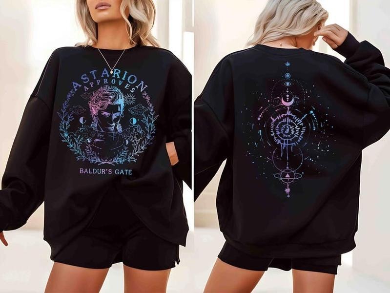 Vintage 90s Astarion Baldurs Gate 3 Girl Dinner Sweatshirt Hoosie, Astarion Baldurs Gate 3 Tee, Gifts For Women Man Shirt, Astarion High Elf Sweatshirt, Astarion BG3 Shirt