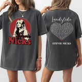 Vintage 90s Stevie Nicks 2 Sides Shirt Sweatshirt Hoodie, Lyrics Song Tee, Tour Gift Shirt