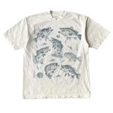 Vintage 90s Tattoo Bass Fishing Tshirt, Retro Bass Nature Shirt, Bass Lovers Shirt, Fisher Gifts, Bass Fishing Unisex Relaxed Adult Tee Top Menswear