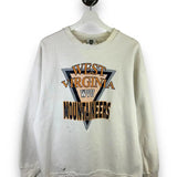 Vintage 90s West Virginia Mountaineers Collegiate Graphic Sweatshirt Size Large