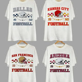 Vintage All Team Football T-Shirt, All Teams Football Star T-Shirt, Classic Sport T-Shirt, Gift For Fan.