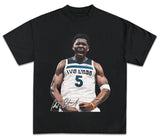 Vintage Anthony Edwards Shirt, Retro Funny Basketball Graphic Tee, Cotton Unisex Gift For Fan Men And Women, Menswear Top Streetwear