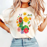 Vintage Back To School Book T-Shirt, Unisex Cotton For Men, Casual Polyeste Crewneck Shortsleeve