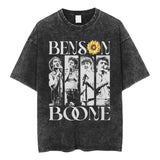 Vintage Benson Boone Photo Grid Graphic Tee, Sunflower Band Shirt, Retro Concert Merch, Indie Music Artist Streetwear, Unisex Fan Outfit