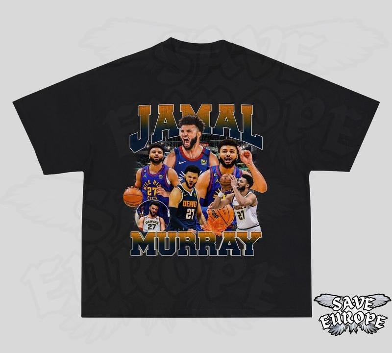 Vintage Bootleg Jamal Murray T-Shirt, Jamal Murray Basketball T-Shirt, Jamal Murray 90S Retro Graphic Tee, Jamal Murray Fan Gift