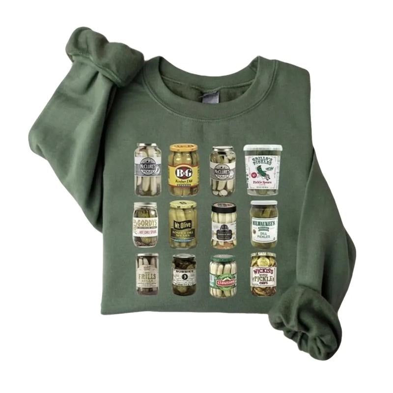 Vintage Canned Pickles Sweatshirt, T-Shirt, Hoodie