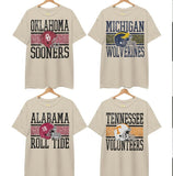 Vintage College NCAA FAIR CATCH PREMIUM FLEECE CREWNECK T-shirt, Vintage T-shirt All Teams NCAA, Classic Sport T-shirt, Gifts For Sport. Cotton