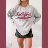 Vintage Dr Pepper Sweatshirt - Retro Soda Dr Pepper Gifts for Her - Gildan Crewneck Sweatshirt for Fall and Winter