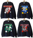 Vintage Football NCAA Unisex Classic Sweatshirt, Vintage Sweatshirt All Teams NCAA, Classic Sport Sweatshirt, Gifts For Football Fan Sport. Crewneck Menswear