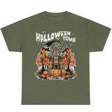 Vintage Halloween Town Unisex T-Shirt, Vintage Halloween Graphic Shirt, Pumpkin Fall Shirt, Spooky Season Gift