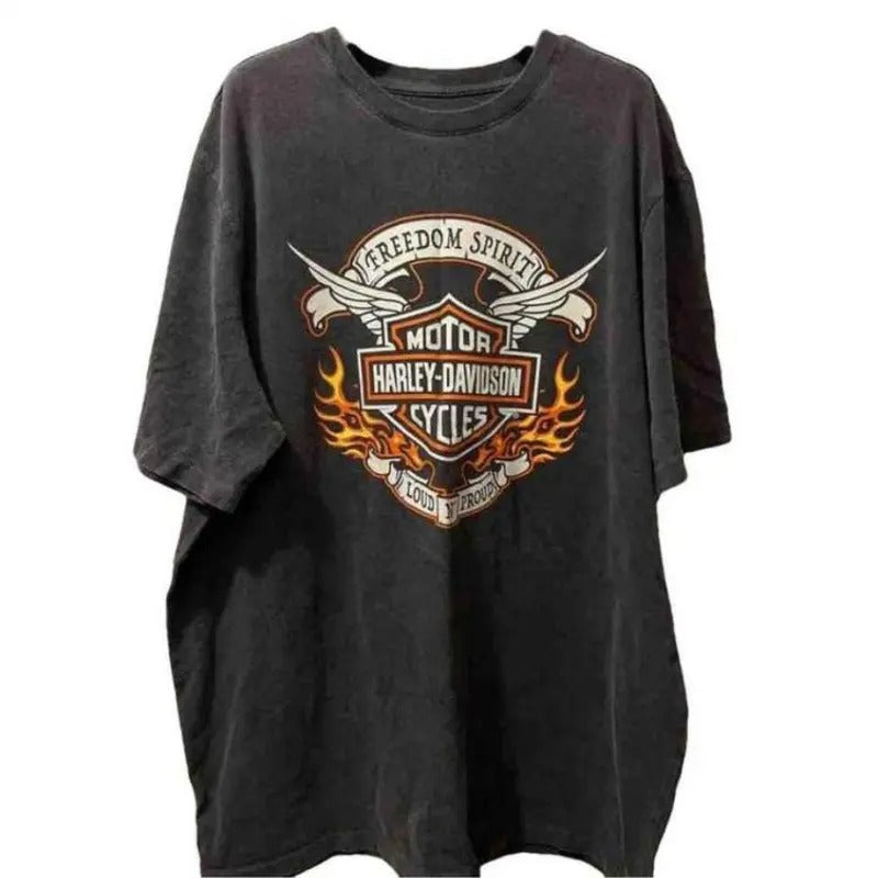 Vintage Harrrrley Daavids00n T-shirt, T-Shirt Classic Cotton, Unisex T-Shirt, For Men Women Menswear Top Underwear Tshirt