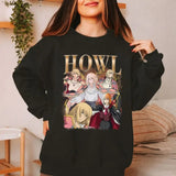Vintage Howl Sweatshirt, Howl's Moving Castle Sweatshirt, Howl and Sophie Shirt, Ghibli Shirt, Hayao Miyazaki, Studio Ghibli Gift