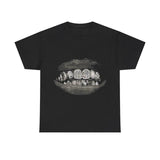 Vintage Iced Out Grill Y2k 90s Hip-Hop Vibes Heavy Cotton Graphic T-Shirt Tshirt Shirt HipHop Rap Tee Casual Classic Menswear Top Retro Comfy Day Underwear Smooth Streetwear
