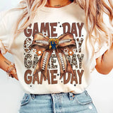 Vintage Kentucky Football Coquette Bow Game Day Shirt, Gameday Women's Sweatshirt Cotton Fit Top Womenswear Embroidered Flat