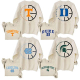 Vintage NCAA College All Teams Legend Basketball shirt Icon 2 Sided Sweatshirt, Streetwear Menswear Top Short sleeve Sports Classic Cotton sport team shirt