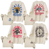 Vintage NCAA Mascot Graphic Sweatshirt, All Team Pullover for College Sports Fans, Unisex Game Day Crewneck, Fall Campus Style, Gift for Students