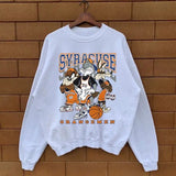 Vintage NCAA Syracuse Orange Looney Tunes Sweatshirt, Syracuse University Shirt, College Basketball, Unisex T-shirt Sweatshirt Hoodie