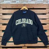 Vintage Ncaa Colorado Sweatshirt Colorado Pullover Sweater Colorado Crewneck Jumper Ncaa Colorado Graphic Print Logo Black Colour Medium