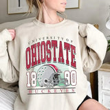 Vintage Ohio State Baseball Sweatshirt, Ohio State Fan Sweatshirt, Ohio State Gift, College Sweater, Unisex Sweatshirt