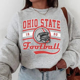 Vintage Ohio State Football Sweatshirt Ohio State University Football Sweatshirt