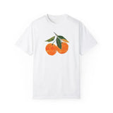 Vintage Orange Art Graphic Tee Fruit Shirt, Pastel Drawing Oranges Shirt Foodie Gift Vintage Graphic Shirt, Aesthetic Fruit Shirt Boho